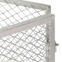 Compostador de jardín hierro galvanizado 85x85x70 cm