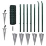 Eurogrüner Stahlzaun 10x0,8 m von vidaXL, Zaunpaneele - Ref: Foro24-142381, Preis: 131,32 €, Rabatt: %