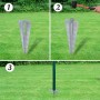Eurogrüner Stahlzaun 10x0,8 m von vidaXL, Zaunpaneele - Ref: Foro24-142381, Preis: 131,32 €, Rabatt: %