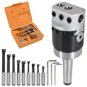 Bohrwerkzeugsatz 15-tlg. Kopf 50 mm MT2-F1-12 von vidaXL, Fräsmaschinen - Ref: Foro24-146683, Preis: 109,60 €, Rabatt: %