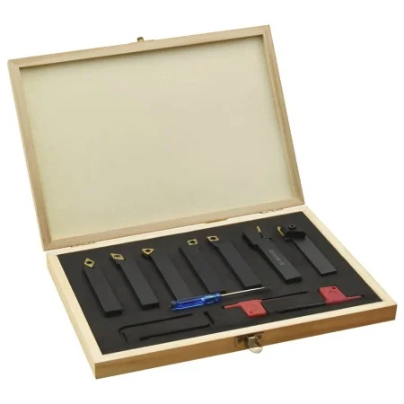 Indexable turning tool set 12 pcs 16x16mm 100mm by vidaXL, Milling machines - Ref: Foro24-146719, Price: 112,69 €, Discount: %