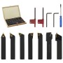 Indexable turning tool set 12 pcs 16x16mm 100mm by vidaXL, Milling machines - Ref: Foro24-146719, Price: 118,82 €, Discount: %
