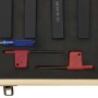 Indexable turning tool set 12 pcs 16x16mm 100mm by vidaXL, Milling machines - Ref: Foro24-146719, Price: 118,82 €, Discount: %
