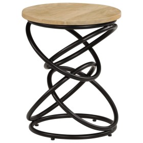 Mesa auxiliar de madera maciza de mango 40x50 cm de vidaXL, Mesas auxiliares - Ref: Foro24-247320, Precio: 107,81 €, Descuent...