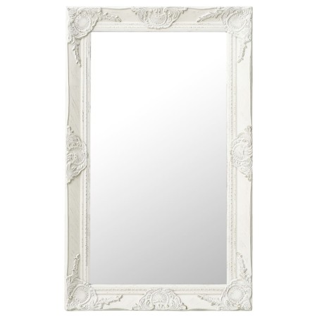 Weißer Wandspiegel im Barockstil 50x80 cm von vidaXL, Spiegel - Ref: Foro24-320320, Preis: 62,58 €, Rabatt: %
