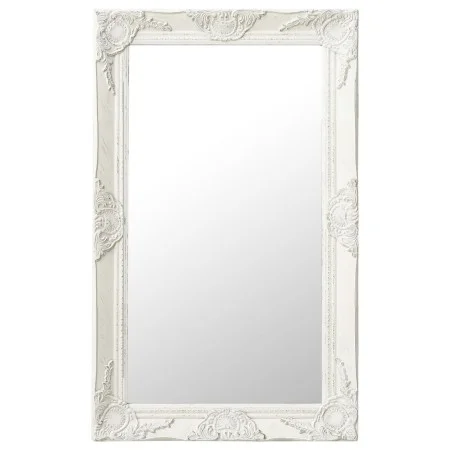 White baroque style wall mirror 50x80 cm by vidaXL, Mirrors - Ref: Foro24-320320, Price: 61,21 €, Discount: %