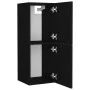 Badmöbel-Set aus schwarzem Holzwerkstoff von vidaXL, Badezimmermöbel - Ref: Foro24-3070929, Preis: 188,25 €, Rabatt: %