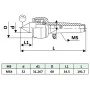 MT4 rotary tailstock by vidaXL, Clamps and screws - Ref: Foro24-146694, Price: 41,47 €, Discount: %