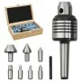 Set of 10 rotating live centers MT2 by vidaXL, Clamps and screws - Ref: Foro24-146689, Price: 99,15 €, Discount: %