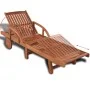 Tumbona de madera maciza de acacia de vidaXL, Tumbonas - Ref: Foro24-42592, Precio: 211,53 €, Descuento: %