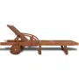 Tumbona de madera maciza de acacia de vidaXL, Tumbonas - Ref: Foro24-42592, Precio: 211,53 €, Descuento: %