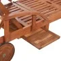 Tumbona de madera maciza de acacia de vidaXL, Tumbonas - Ref: Foro24-42592, Precio: 211,53 €, Descuento: %