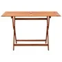 Set de comedor de jardín plegable 7 pzas madera eucalipto de vidaXL, Conjuntos de jardín - Ref: Foro24-3087152, Precio: 387,5...