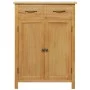 Solid oak wood shoe rack 76x37x105 cm by vidaXL, Shoe racks and shoe organizers - Ref: Foro24-247460, Price: 293,10 €, Discou...