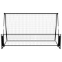 Soccer goal with rebounder 2 in 1 steel 202x104x120 cm by vidaXL, soccer goals - Ref: Foro24-93373, Price: 88,12 €, Discount: %