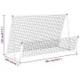 Fußballtor mit Rebounder 2 in 1 Stahl 202x104x120 cm von vidaXL, Fußballtore - Ref: Foro24-93373, Preis: 86,52 €, Rabatt: %