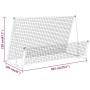 Fußballtor mit Rebounder 2 in 1 Stahl 202x104x120 cm von vidaXL, Fußballtore - Ref: Foro24-93373, Preis: 88,12 €, Rabatt: %