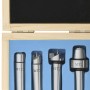 Tailstocks for wood lathe 4 pieces steel MT2 by vidaXL, Clamps and screws - Ref: Foro24-146687, Price: 39,12 €, Discount: %