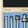 Tailstocks for wood lathe 4 pieces steel MT2 by vidaXL, Clamps and screws - Ref: Foro24-146687, Price: 41,55 €, Discount: %
