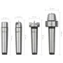 Contrapuntos para torno de madera 4 piezas acero MT2 de vidaXL, Abrazaderas y tornillos - Ref: Foro24-146687, Precio: 41,55 €...