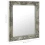 Espejo de pared estilo barroco plateado 50x60 cm de vidaXL, Espejos - Ref: Foro24-320318, Precio: 52,15 €, Descuento: %