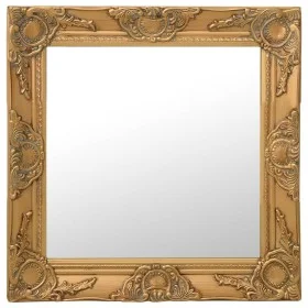 Golden baroque style wall mirror 50x50 cm by vidaXL, Mirrors - Ref: Foro24-320313, Price: 46,98 €, Discount: %