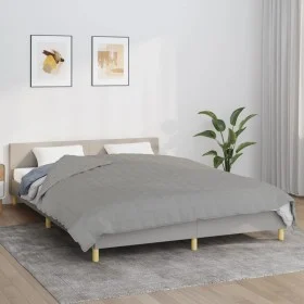 Gewichtsdecke aus grauem Stoff, 200 x 220 cm, 9 kg von vidaXL, Decken - Ref: Foro24-3154785, Preis: 105,97 €, Rabatt: %