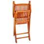 Folding garden dining set 5 pieces eucalyptus wood by vidaXL, Garden sets - Ref: Foro24-3087151, Price: 309,64 €, Discount: %