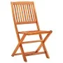 Folding garden dining set 5 pieces eucalyptus wood by vidaXL, Garden sets - Ref: Foro24-3087153, Price: 282,01 €, Discount: %