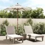 Gartenschirm mit sandfarbenem Holzmast 196x231 cm von vidaXL, Sonnenschirme - Ref: Foro24-363159, Preis: 63,62 €, Rabatt: %