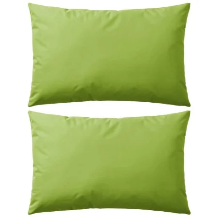 Cojines para exteriores 2 unidades 60x40 cm verde manzana de vidaXL, Cojines - Ref: Foro24-132292, Precio: 42,35 €, Descuento: %