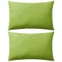 Cojines para exteriores 2 unidades 60x40 cm verde manzana de vidaXL, Cojines - Ref: Foro24-132292, Precio: 42,35 €, Descuento: %