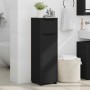 Gabinete de Baño Negro 30,5 x 30 x 101 cm Madera contrachapada