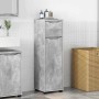 Gabinete de Baño con cajón Gris Concreto 30,5 x 30 x 101 cm