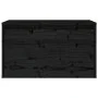 Armario de pared madera maciza de pino negro 60x30x35 cm de vidaXL, Estantes y estanterías - Ref: Foro24-813453, Precio: 53,9...