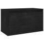 Muebles para TV 5 piezas madera maciza de pino negro de vidaXL, Muebles TV - Ref: Foro24-3100273, Precio: 193,67 €, Descuento: %