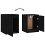 TV-Möbel 5-teilig aus massivem schwarzem Kiefernholz von vidaXL, TV-Möbel - Ref: Foro24-3100273, Preis: 191,24 €, Rabatt: %