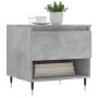 Coffee tables 2 pcs concrete gray engineered wood 50x46x50 cm by vidaXL, Coffee table - Ref: Foro24-830901, Price: 61,67 €, D...
