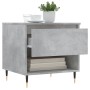 Coffee tables 2 pcs concrete gray engineered wood 50x46x50 cm by vidaXL, Coffee table - Ref: Foro24-830901, Price: 61,67 €, D...