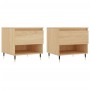 Couchtische 2 Stück, Holzwerkstoff Sonoma-Eiche 50x46x50cm von vidaXL, Couchtisch - Ref: Foro24-830899, Preis: 61,67 €, Rabat...