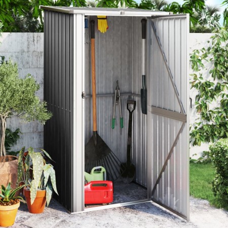 Garden shed anthracite galvanized steel 118.5x97x209.5 cm by vidaXL, Sheds - Ref: Foro24-150901, Price: 176,38 €, Discount: %