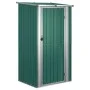 Garden shed green galvanized steel 118.5x97x209.5 cm by vidaXL, Sheds - Ref: Foro24-150899, Price: 158,59 €, Discount: %