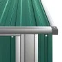 Garden shed green galvanized steel 118.5x97x209.5 cm by vidaXL, Sheds - Ref: Foro24-150899, Price: 158,59 €, Discount: %