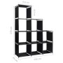 Leiterregal aus Stoff, 130 x 45 x 170 cm von vidaXL, Bücherregale und Regale - Ref: Foro24-288321, Preis: 32,71 €, Rabatt: %