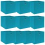 Aufbewahrungsboxen 10 Stück hellblauer Stoff 32x32x32 cm von vidaXL, Aufbewahrungskörbe - Ref: Foro24-288375, Preis: 49,89 €,...