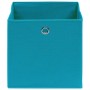 Cajas de almacenaje 10 uds tela azul celeste 32x32x32 cm de vidaXL, Cestas para almacenaje - Ref: Foro24-288375, Precio: 49,8...