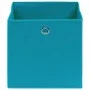 Storage boxes 10 pcs light blue fabric 32x32x32 cm by vidaXL, Storage baskets - Ref: Foro24-288375, Price: 49,05 €, Discount: %
