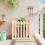 Planter with fence design solid pine wood 70x70x70 cm by vidaXL, Pots and planters - Ref: Foro24-832462, Price: 40,26 €, Disc...