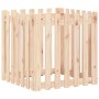Planter with fence design solid pine wood 70x70x70 cm by vidaXL, Pots and planters - Ref: Foro24-832462, Price: 40,26 €, Disc...