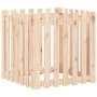 Planter with fence design solid pine wood 70x70x70 cm by vidaXL, Pots and planters - Ref: Foro24-832462, Price: 38,27 €, Disc...